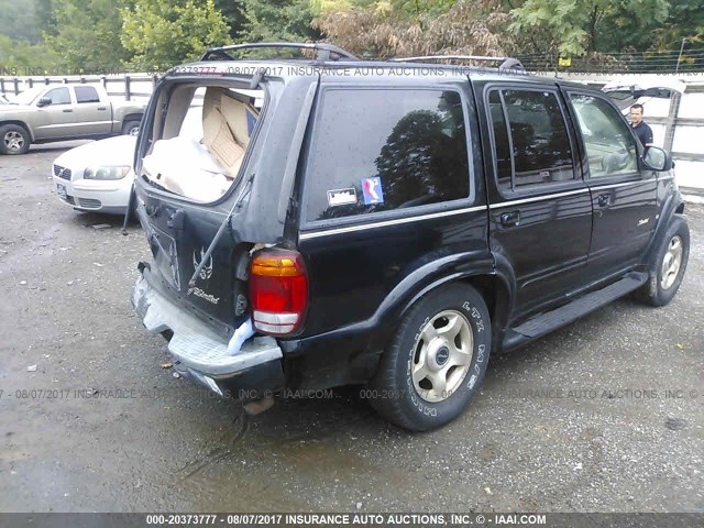 1FMZU85P3YZB42622 - 2000 FORD EXPLORER LIMITED BLACK photo 4