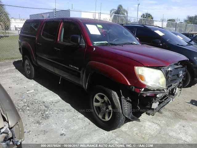 3TMJU62N56M022313 - 2006 TOYOTA TACOMA DOUBLE CAB PRERUNNER RED photo 1