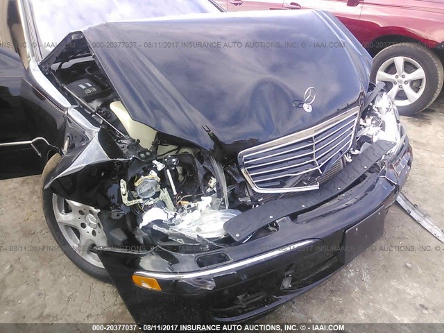 WDBNG83J36A466852 - 2006 MERCEDES-BENZ S 430 4MATIC BLACK photo 6