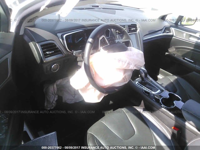 3FA6P0K98ER288607 - 2014 FORD FUSION TITANIUM WHITE photo 5