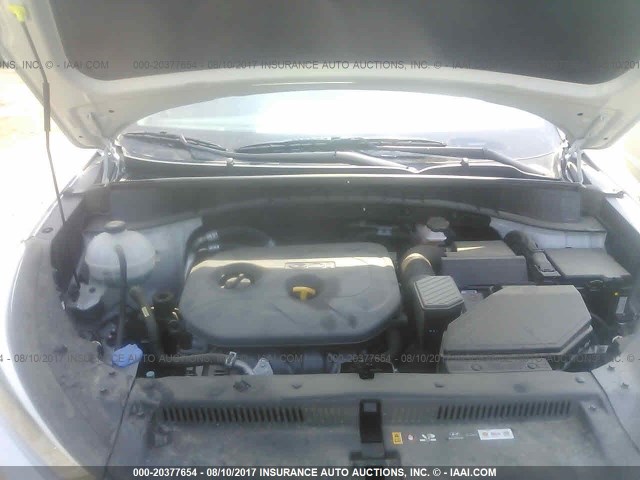 KM8J33A44HU274350 - 2017 HYUNDAI TUCSON LIMITED/SPORT AND ECO/SE SILVER photo 10