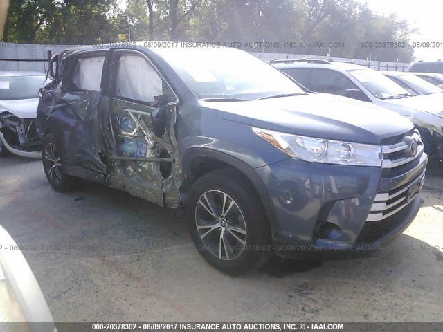 5TDZZRFH1HS199101 - 2017 TOYOTA HIGHLANDER LE/LE PLUS 蓝色 照片 1