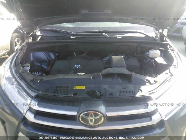 5TDZZRFH1HS199101 - 2017 TOYOTA HIGHLANDER LE/LE PLUS 蓝色 照片 10