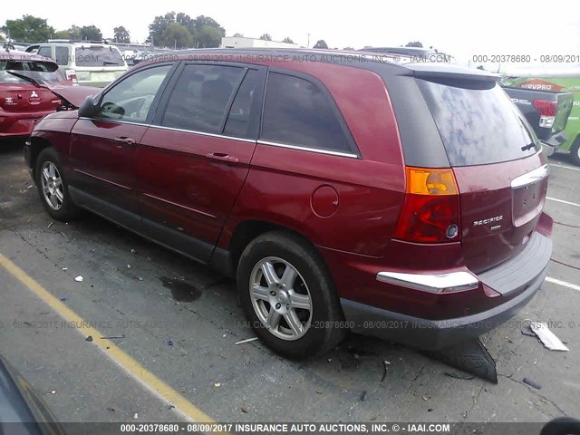 2A8GM68476R903296 - 2006 CHRYSLER PACIFICA TOURING RED photo 3