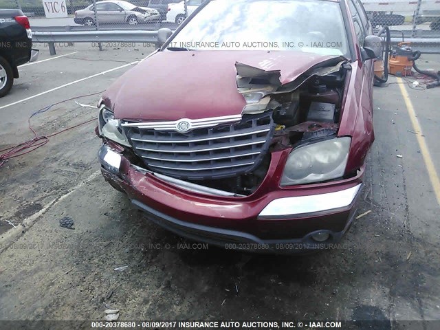 2A8GM68476R903296 - 2006 CHRYSLER PACIFICA TOURING RED photo 6