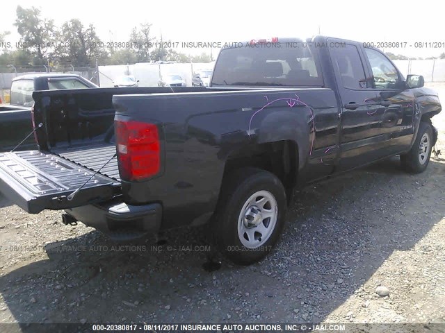 1GCRCPEHXEZ405064 - 2014 CHEVROLET SILVERADO C1500 BLACK photo 4