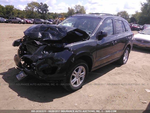 5XYZG3AB0CG139970 - 2012 HYUNDAI SANTA FE GLS GRAY photo 2