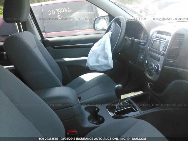 5XYZG3AB0CG139970 - 2012 HYUNDAI SANTA FE GLS GRAY photo 5