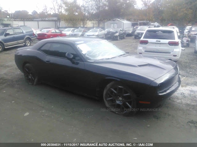 2C3CDZFJ0GH255537 - 2016 DODGE CHALLENGER R/T SCAT PACK BLACK photo 1