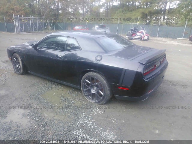 2C3CDZFJ0GH255537 - 2016 DODGE CHALLENGER R/T SCAT PACK BLACK photo 3