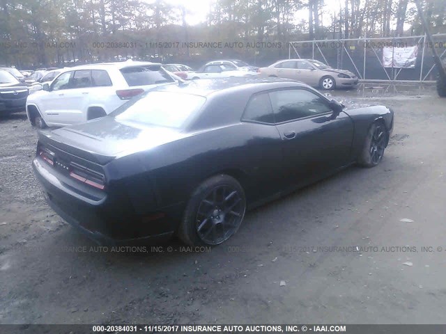 2C3CDZFJ0GH255537 - 2016 DODGE CHALLENGER R/T SCAT PACK BLACK photo 4