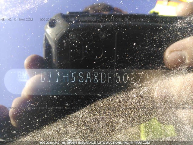 1G11H5SA8DF302731 - 2013 CHEVROLET MALIBU LTZ 银色 照片 9