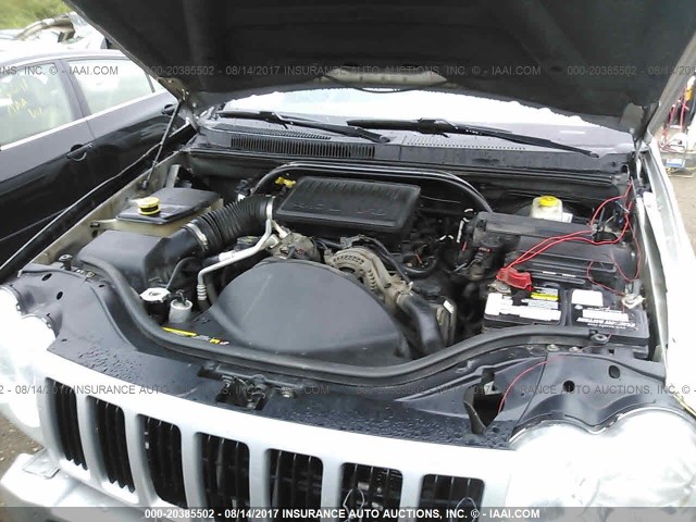 1J4HR48N15C732038 - 2005 JEEP GRAND CHEROKEE LAREDO/COLUMBIA/FREEDOM 银色 照片 10