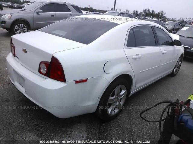 1G1ZA5EU5CF253225 - 2012 CHEVROLET MALIBU LS თეთრი ფოტო 4