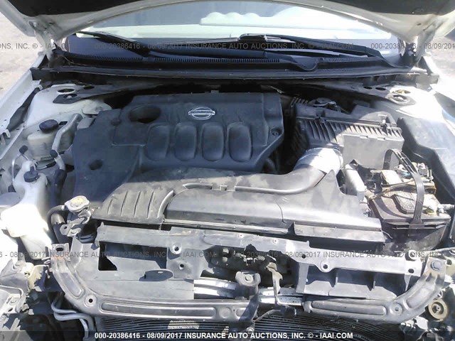 1N4AL2AP5AN473180 - 2010 NISSAN ALTIMA S WHITE photo 10