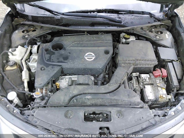 1N4AL3AP1DN540609 - 2013 NISSAN ALTIMA 2.5/S/SV/SL GRAY photo 10