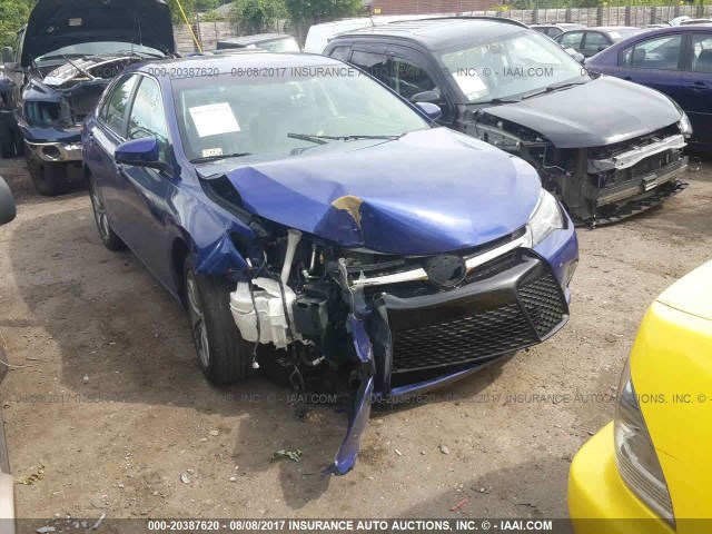 4T1BF1FK6FU901165 - 2015 TOYOTA CAMRY LE/XLE/SE/XSE ლურჯი ფოტო 1