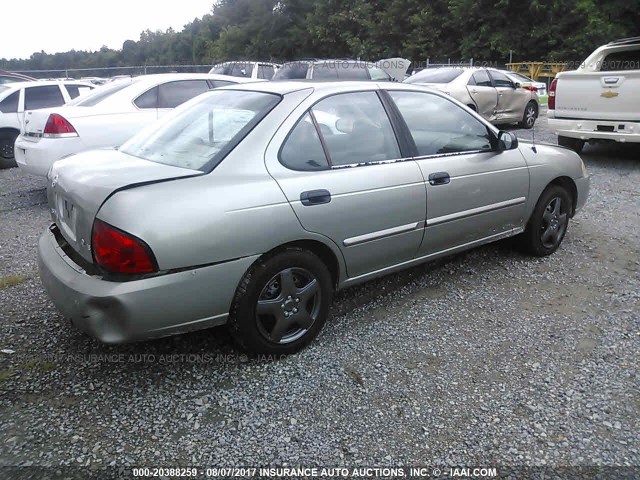 3N1CB51DX4L481716 - 2004 NISSAN SENTRA 1.8/1.8S GRAY photo 4