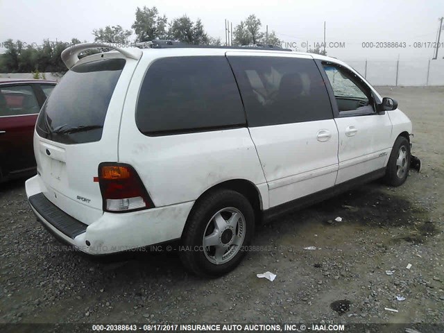 2FMZA574X3BA23424 - 2003 FORD WINDSTAR SPORT WHITE photo 4