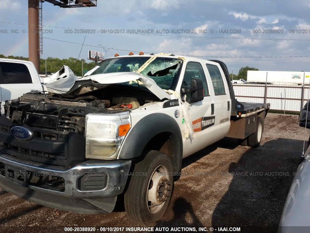 1FD0W5GT6EEA59183 - 2014 FORD F550 SUPER DUTY WHITE photo 2