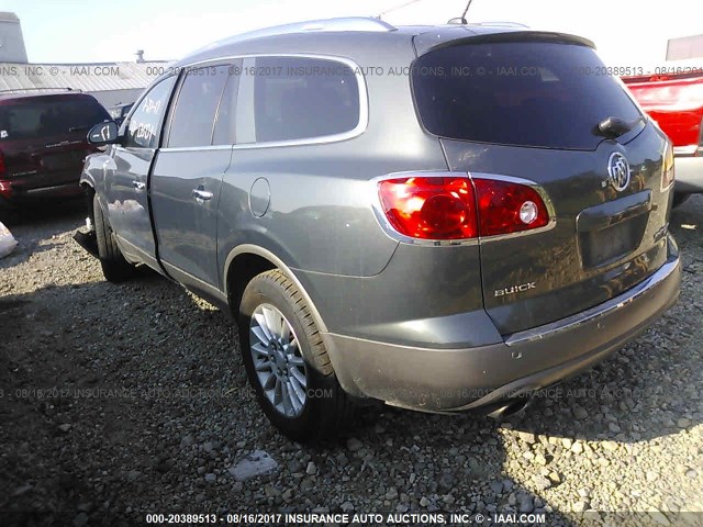 5GAKRBED6BJ162154 - 2011 BUICK ENCLAVE CXL GRAY photo 3