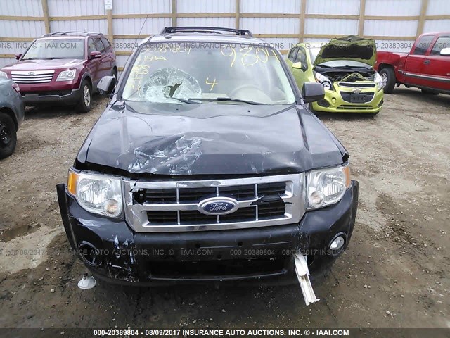 1FMCU94G49KC30859 - 2009 FORD ESCAPE LIMITED BLACK photo 6