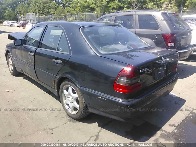 WDBHA29G5XA691136 - 1999 MERCEDES-BENZ C 280 BLACK photo 3