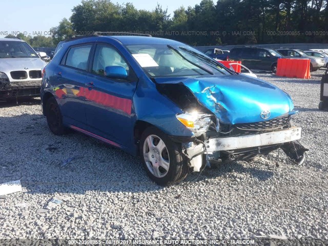 2T1KU40E19C150699 - 2009 TOYOTA COROLLA MATRIX  BLUE photo 1