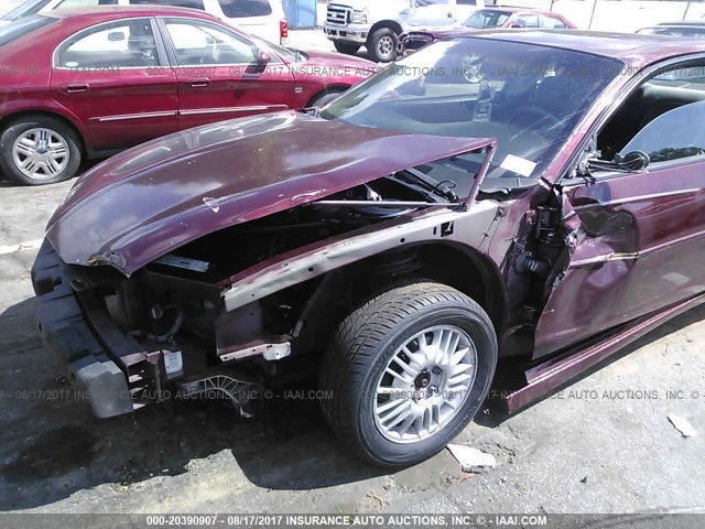 2G1WW12E319367367 - 2001 CHEVROLET MONTE CARLO LS 勃艮第红 照片 6