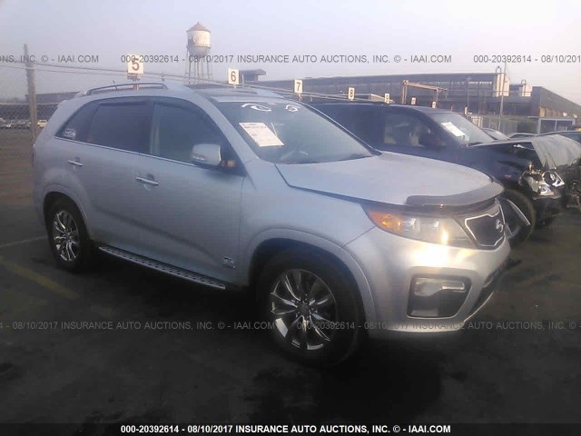 5XYKWDA23CG295138 - 2012 KIA SORENTO SX SILVER photo 1