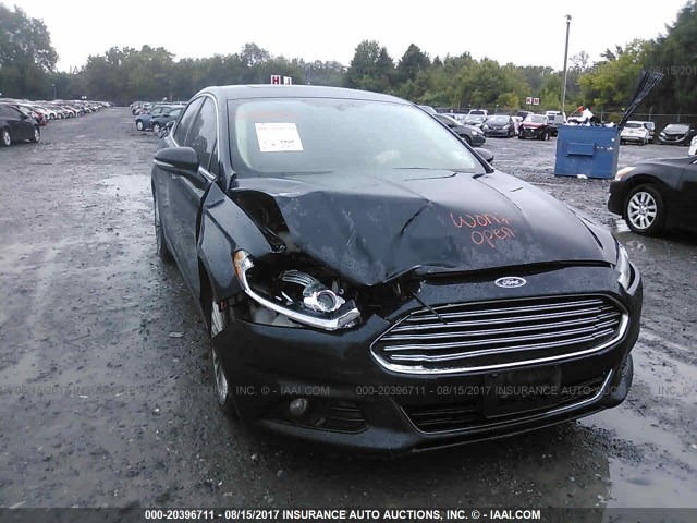 3FA6P0K94ER119006 - 2014 FORD FUSION TITANIUM BLACK photo 6