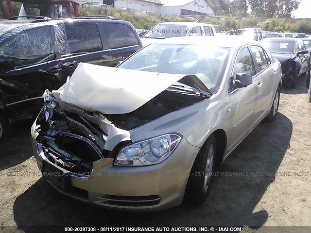 1G1ZG57B38F192877 - 2008 CHEVROLET MALIBU LS 金色 照片 2