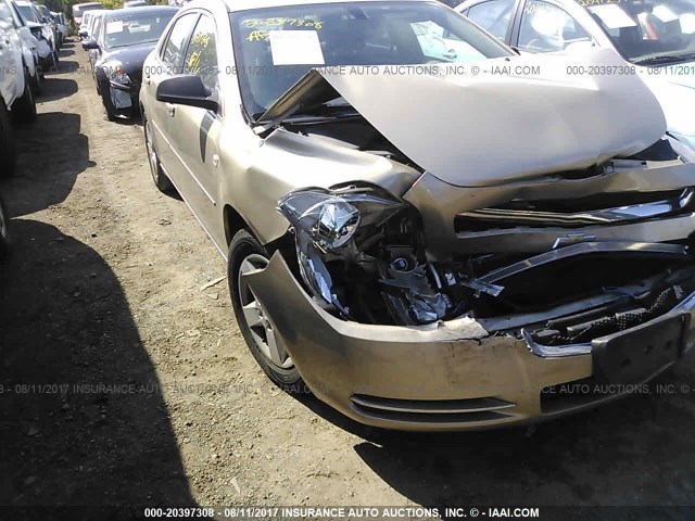 1G1ZG57B38F192877 - 2008 CHEVROLET MALIBU LS 金色 照片 6