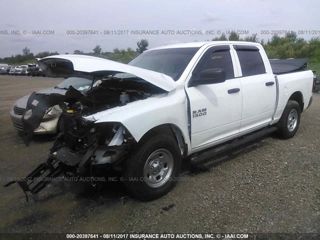 1C6RR6KG0GS404187 - 2016 RAM 1500 ST WHITE photo 2