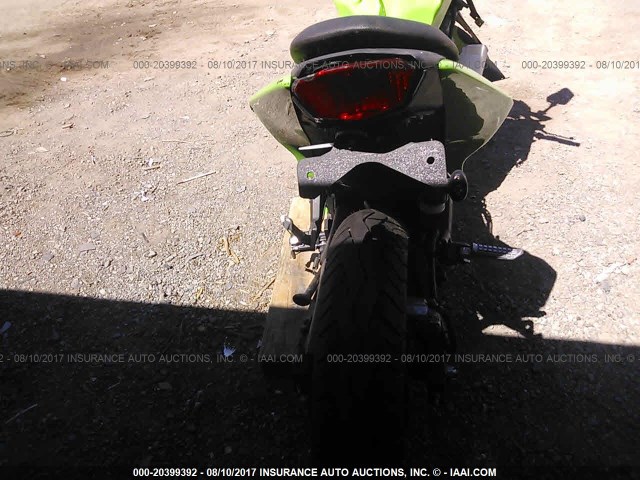 JKAEXMJ108DA03546 - 2008 KAWASAKI EX250 J GREEN photo 6