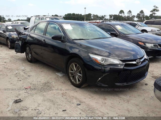 4T1BF1FK2FU066830 - 2015 TOYOTA CAMRY LE/XLE/SE/XSE BLACK photo 1