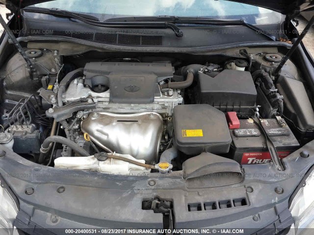 4T1BF1FK2FU066830 - 2015 TOYOTA CAMRY LE/XLE/SE/XSE BLACK photo 10