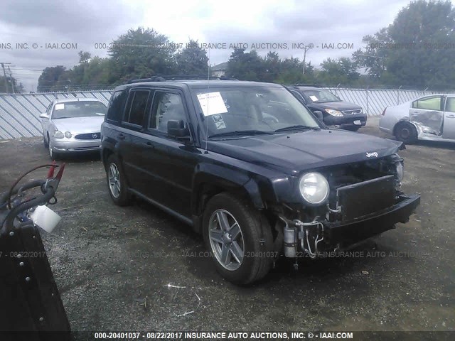 1J8FF28W77D365994 - 2007 JEEP PATRIOT SPORT BLACK photo 1