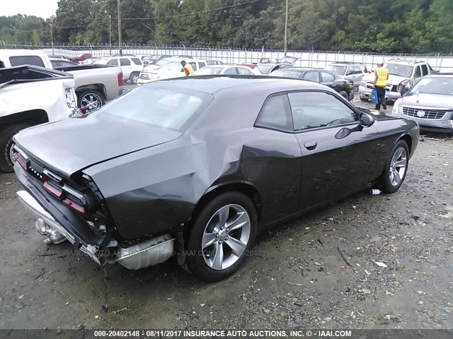 2C3CDZAG3HH573701 - 2017 DODGE CHALLENGER SXT GRAY photo 4