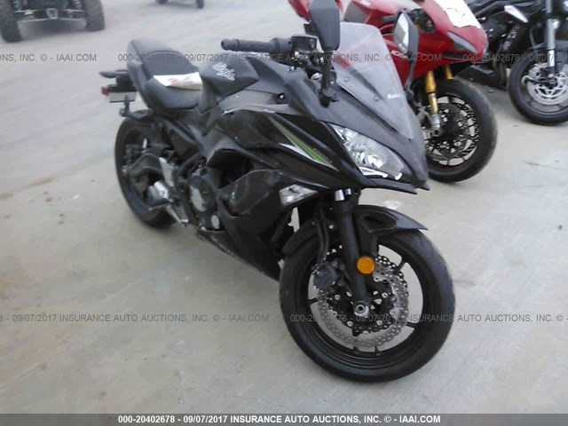 JKAEXEJ13HDA00792 - 2017 KAWASAKI EX650 J შავი ფოტო 1