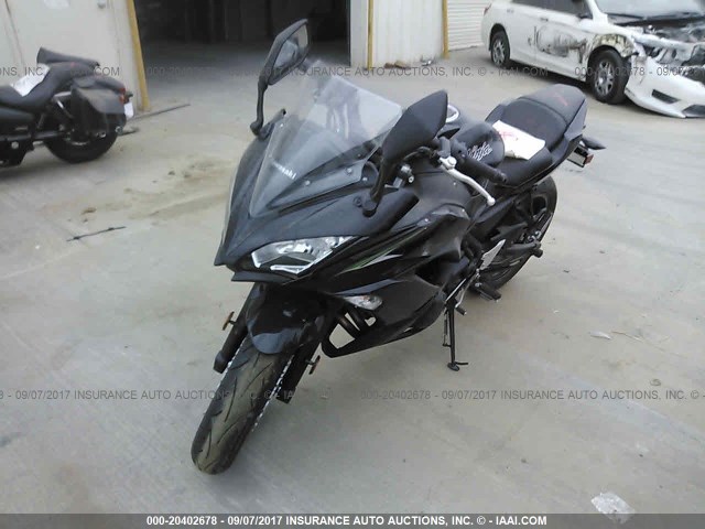 JKAEXEJ13HDA00792 - 2017 KAWASAKI EX650 J შავი ფოტო 2