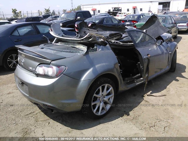 JM1FE17P890402074 - 2009 MAZDA RX8 GRAY photo 4