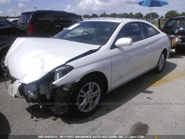 4T1CE38P36U598812 - 2006 TOYOTA CAMRY SOLARA SE/SLE თეთრი ფოტო 2