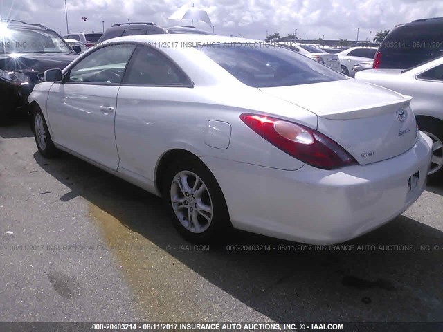 4T1CE38P36U598812 - 2006 TOYOTA CAMRY SOLARA SE/SLE თეთრი ფოტო 3