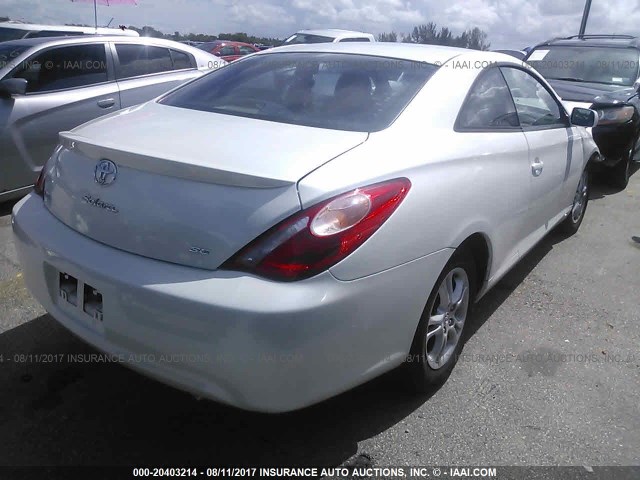 4T1CE38P36U598812 - 2006 TOYOTA CAMRY SOLARA SE/SLE თეთრი ფოტო 4