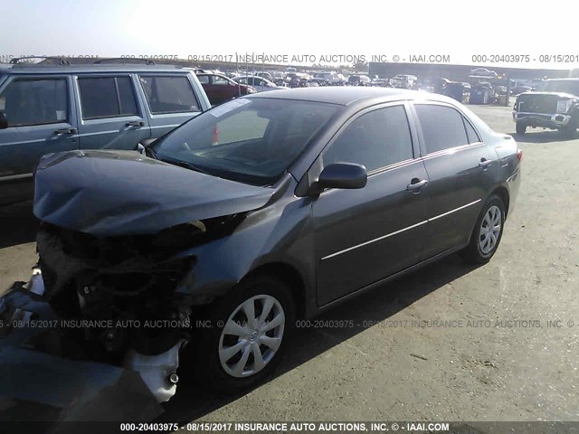 JTDBL40E89J009412 - 2009 TOYOTA COROLLA LE/XLE GRAY photo 2