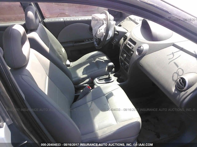 1G8AL55B86Z177557 - 2006 SATURN ION LEVEL 3 SILVER photo 5