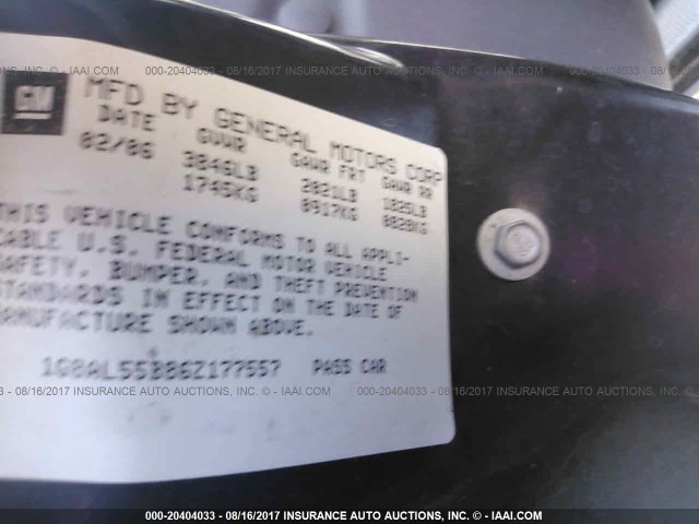 1G8AL55B86Z177557 - 2006 SATURN ION LEVEL 3 SILVER photo 9