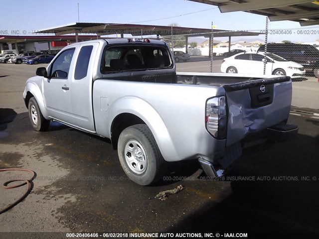 1N6BD0CT1FN752219 - 2015 NISSAN FRONTIER S/SV SILVER photo 3