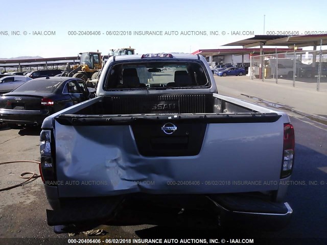1N6BD0CT1FN752219 - 2015 NISSAN FRONTIER S/SV SILVER photo 6